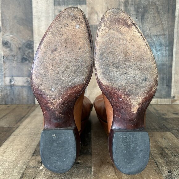 El Dorado Vintage Handmade Western Cowboy Boots Mens 10 D - Picture 4 of 12
